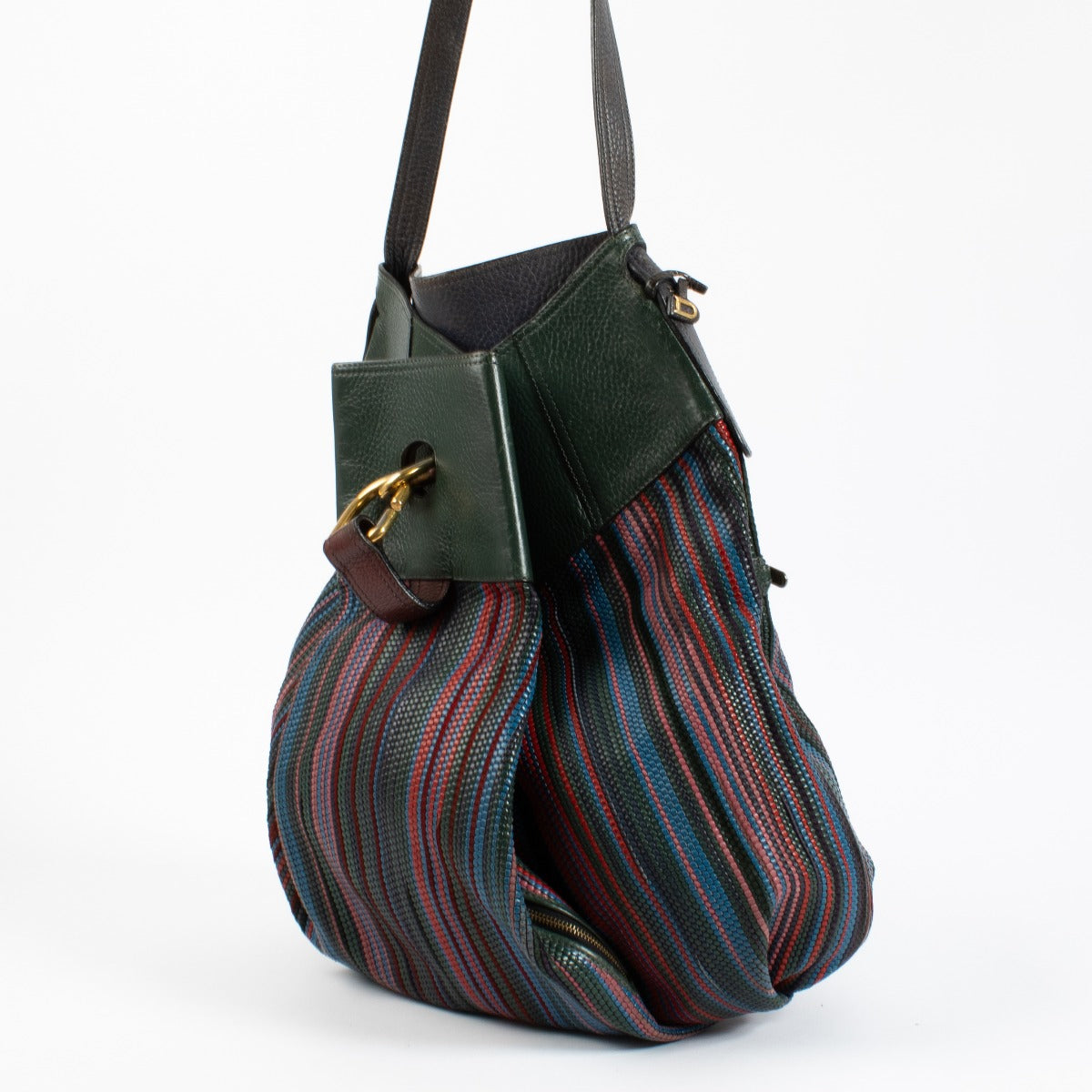 Delvaux Multicolor Toile de Cuir Faust Bag