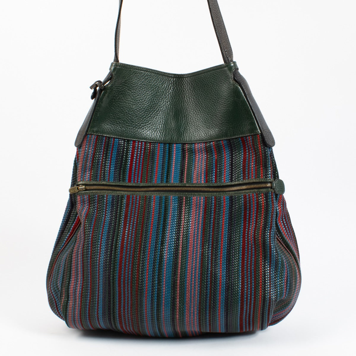Delvaux Multicolor Toile de Cuir Faust Bag