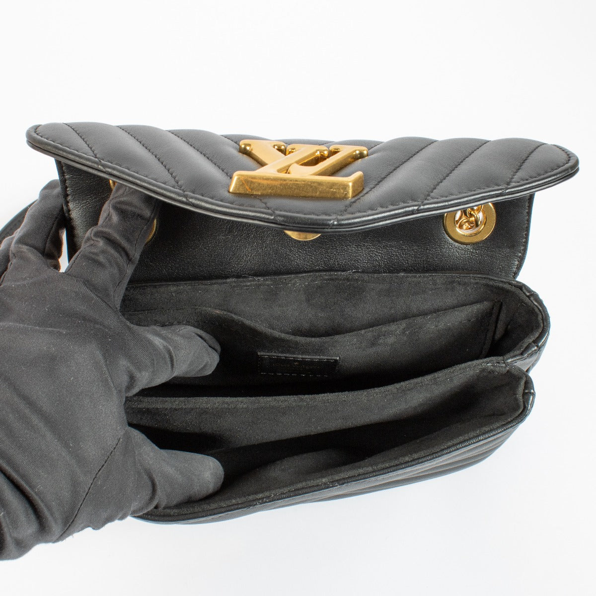 Louis Vuitton Black New Wave Chain PM Bag
