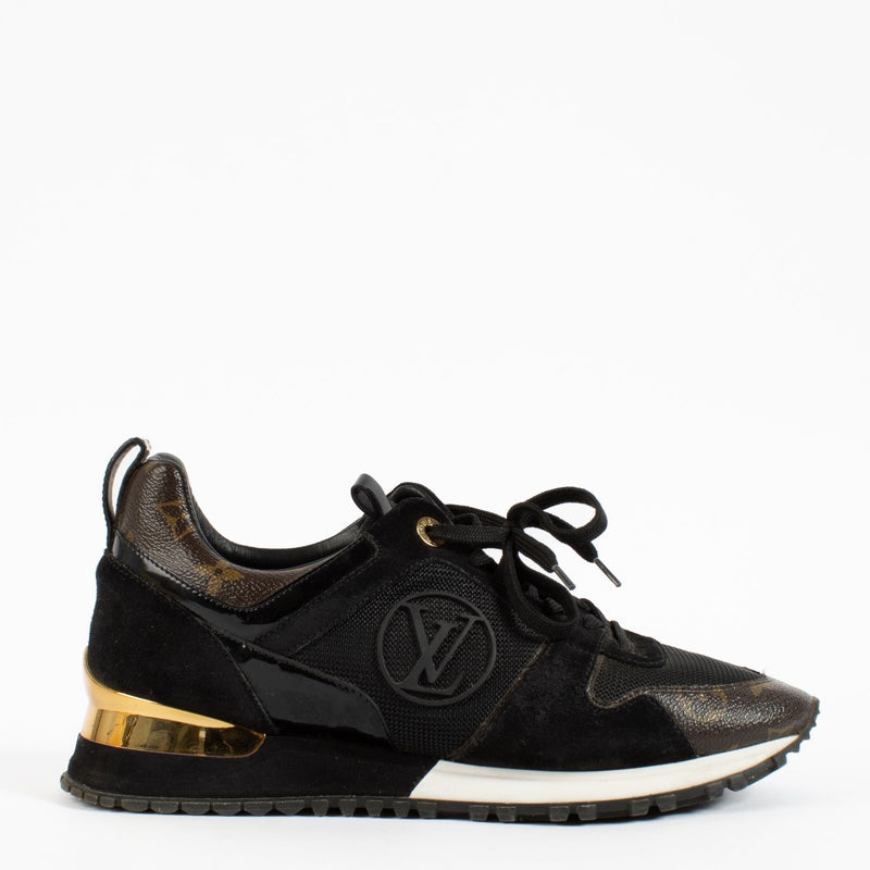shop 100% authentic second hand Louis Vuitton Black Run Away Sneakers - Size 40 on Labellov.com