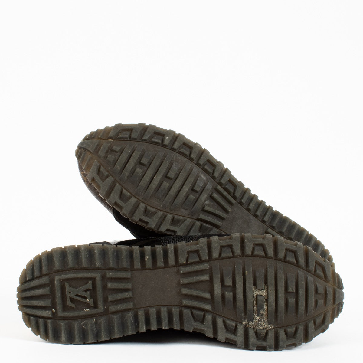 shop 100% authentic second hand Louis Vuitton Black Run Away Sneakers - Size 40 on Labellov.com