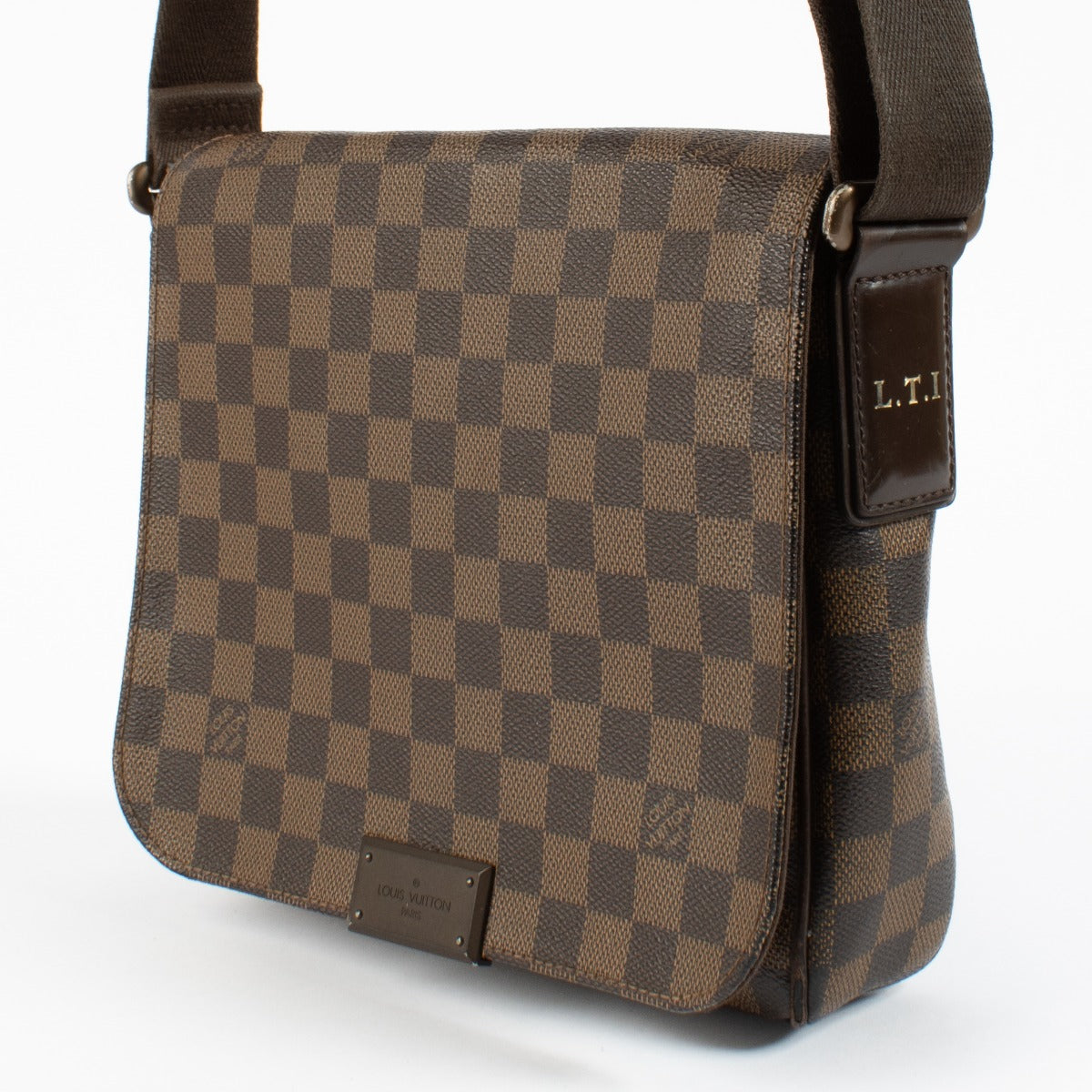 Sac bandoulière Louis Vuitton Damier Ebene District PM