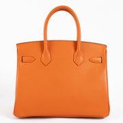 2018 Hermès Birkin 30 Feu Epsom PHW