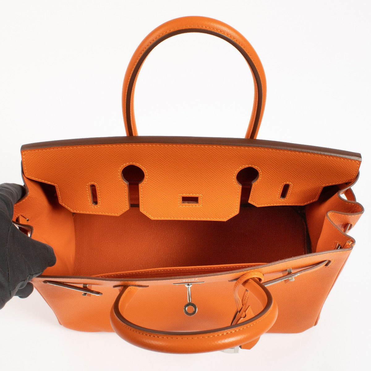2018 Hermès Birkin 30 Feu Epsom PHW