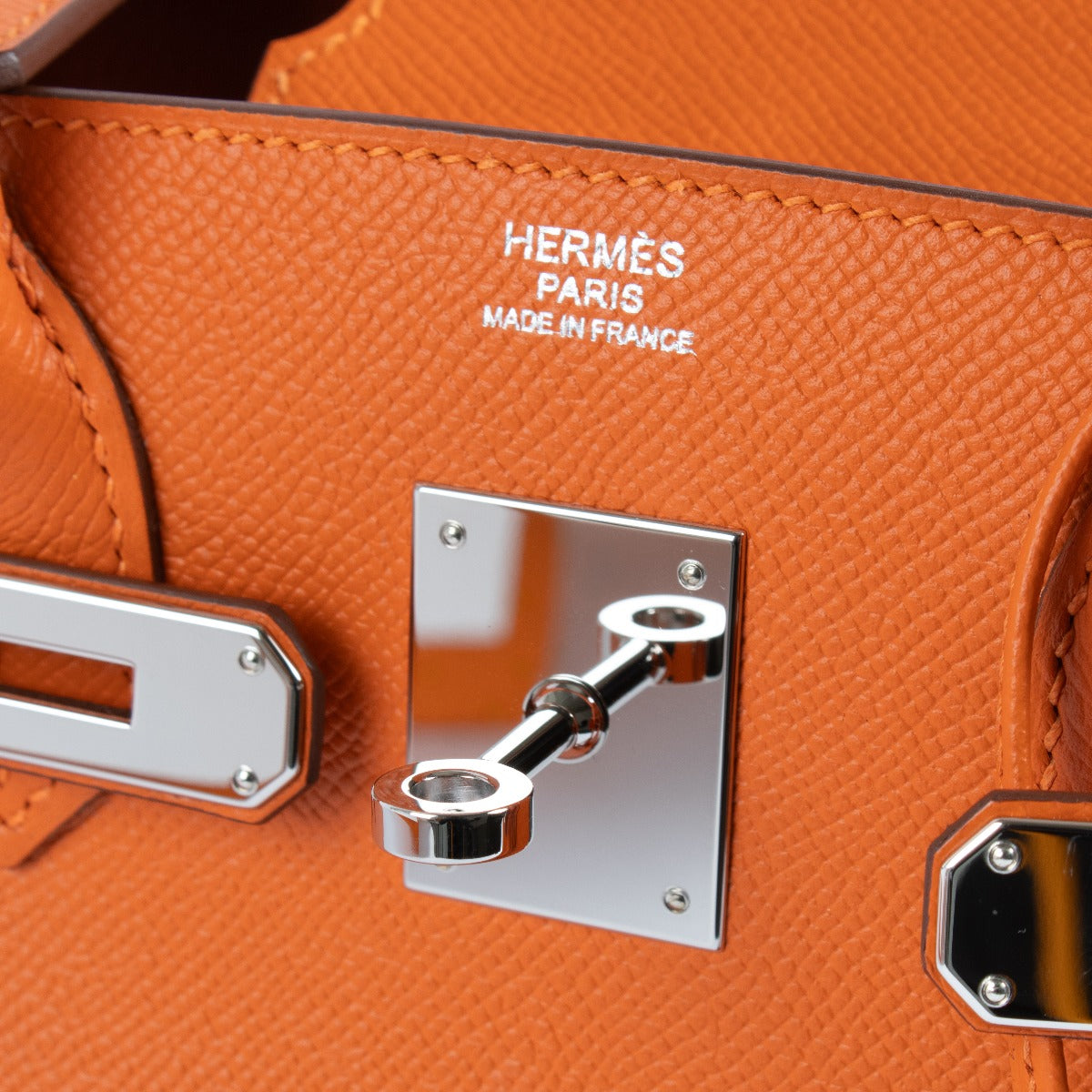 Shop authentic second hand vintage brand new Hermès Birkin 30 Feu Epsom on www.labellov.com