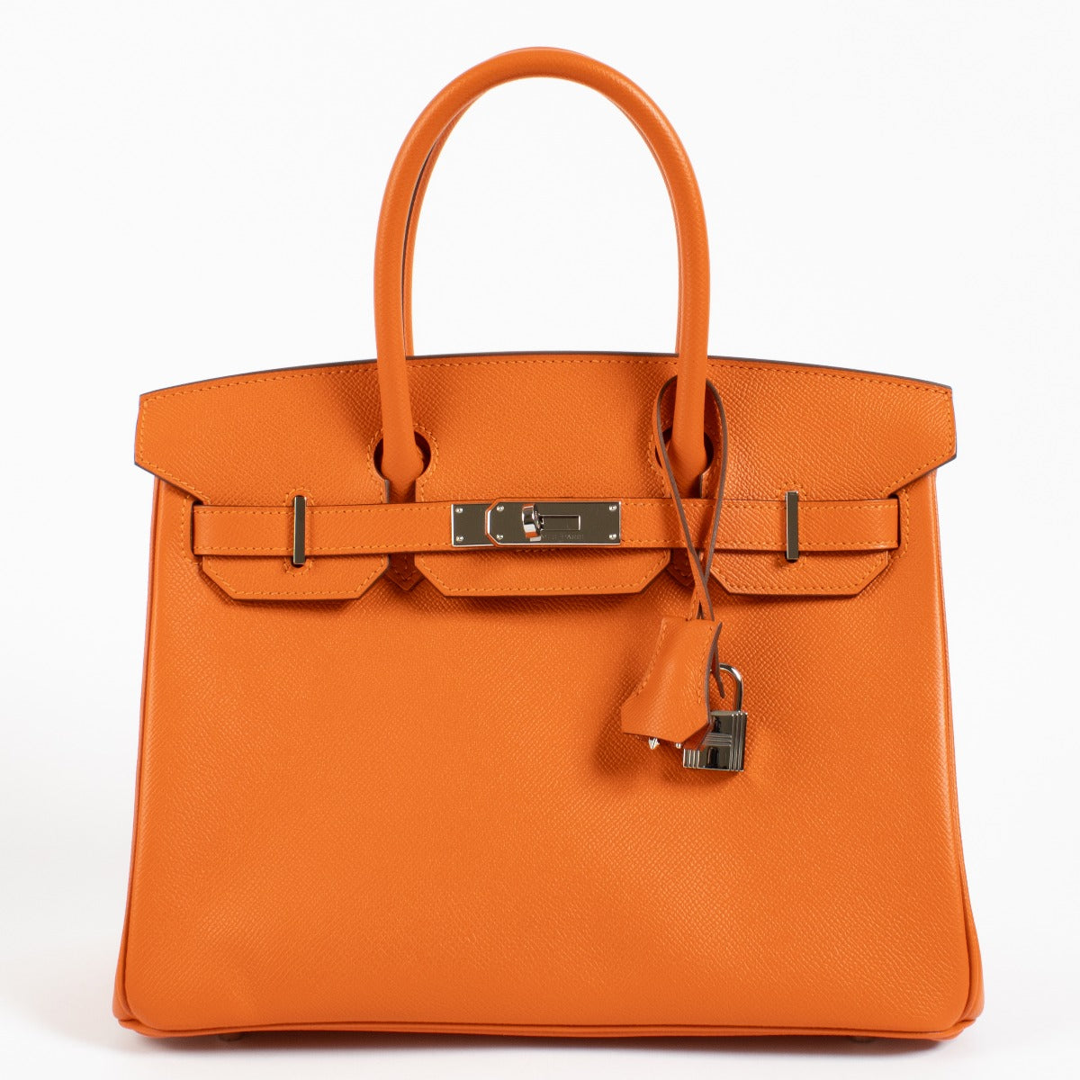 Shop authentic second hand vintage brand new Hermès Birkin 30 Feu Epsom on www.labellov.com