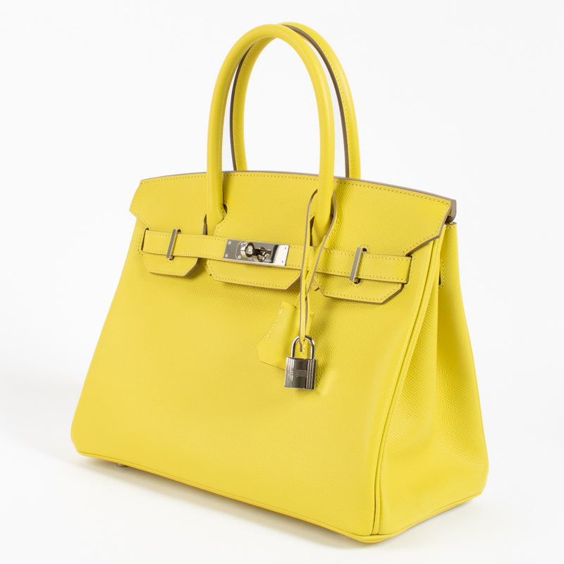 Hermès Birkin 30 Lime Epsom PHW