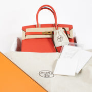 2017 Hermès Birkin 30 Rouge Tomate Epsom GHW