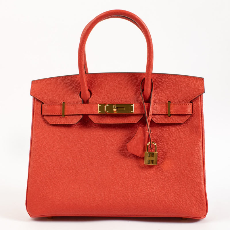 Hermès Birkin 30 Rouge Tomate Epsom GHW