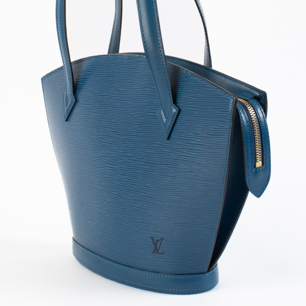 shop 100% authentic second hand Louis Vuitton Blue Epi Leather Saint Jacques PM Bag on Labellov.com