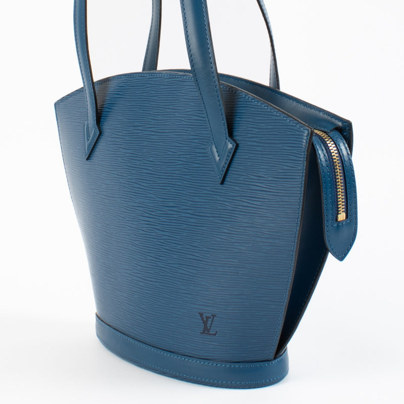 shop 100% authentic second hand Louis Vuitton Blue Epi Leather Saint Jacques PM Bag on Labellov.com