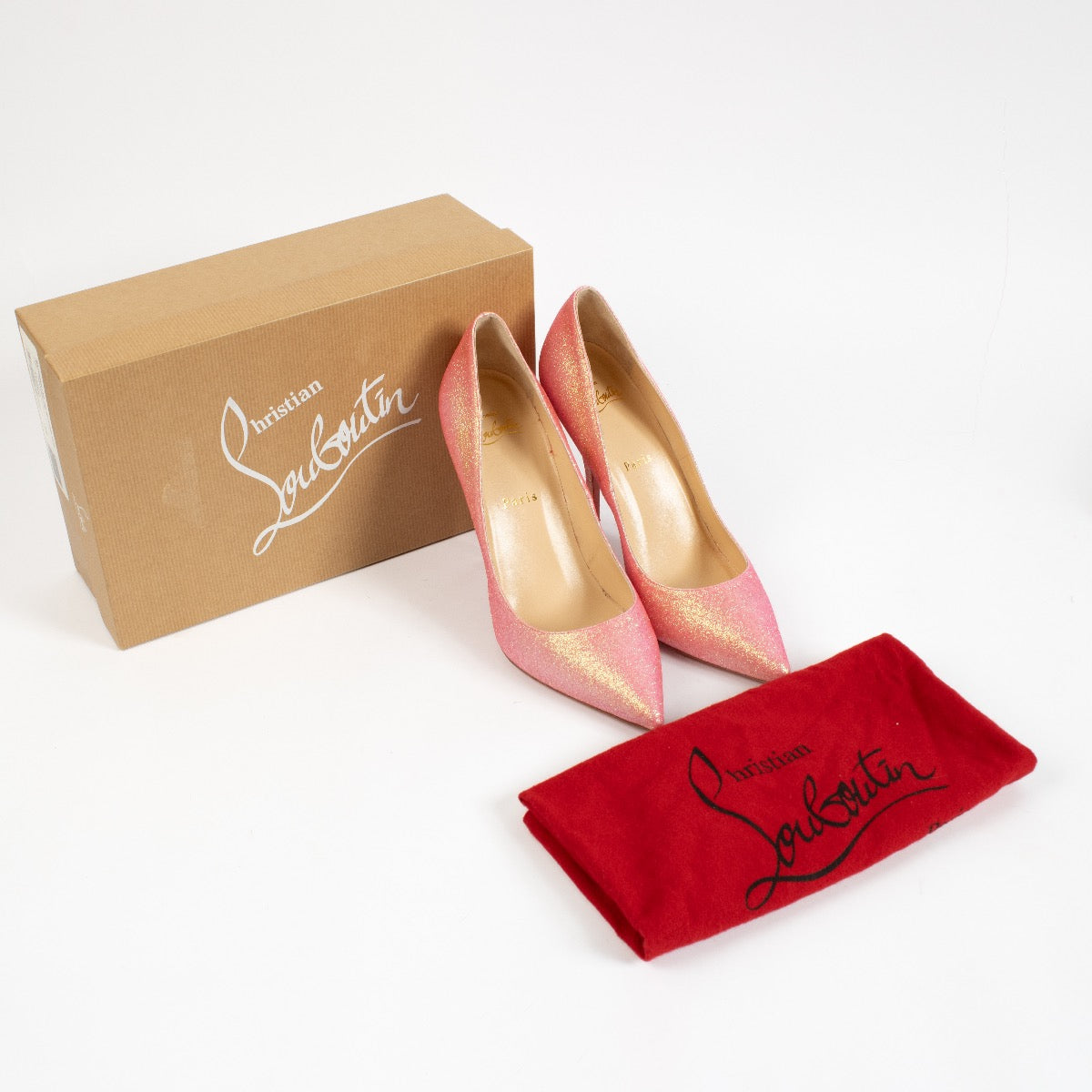 Christian Louboutin Batignolles 100 Glitter Pumps