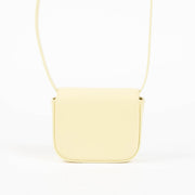 Authentic pre-loved Celine Yellow Shiny Calfskin Mini Claude Crossbody Bag on Labellov.com