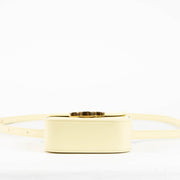 Authentic pre-loved Celine Yellow Shiny Calfskin Mini Claude Crossbody Bag on Labellov.com