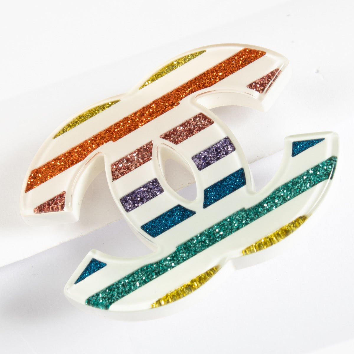 shop 100% authentic second hand Chanel 19C Rainbow CC Brooch on Labellov.com
