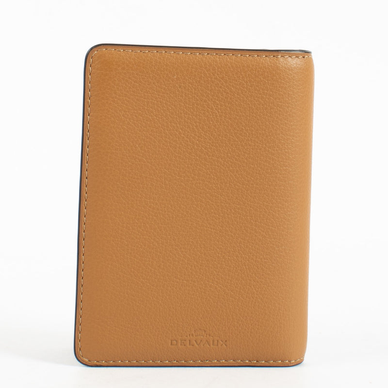 shop 100% authentic second hand Delvaux Bicolore Vegetal/Black Sellier Croisette Card Holder on Labellov.com