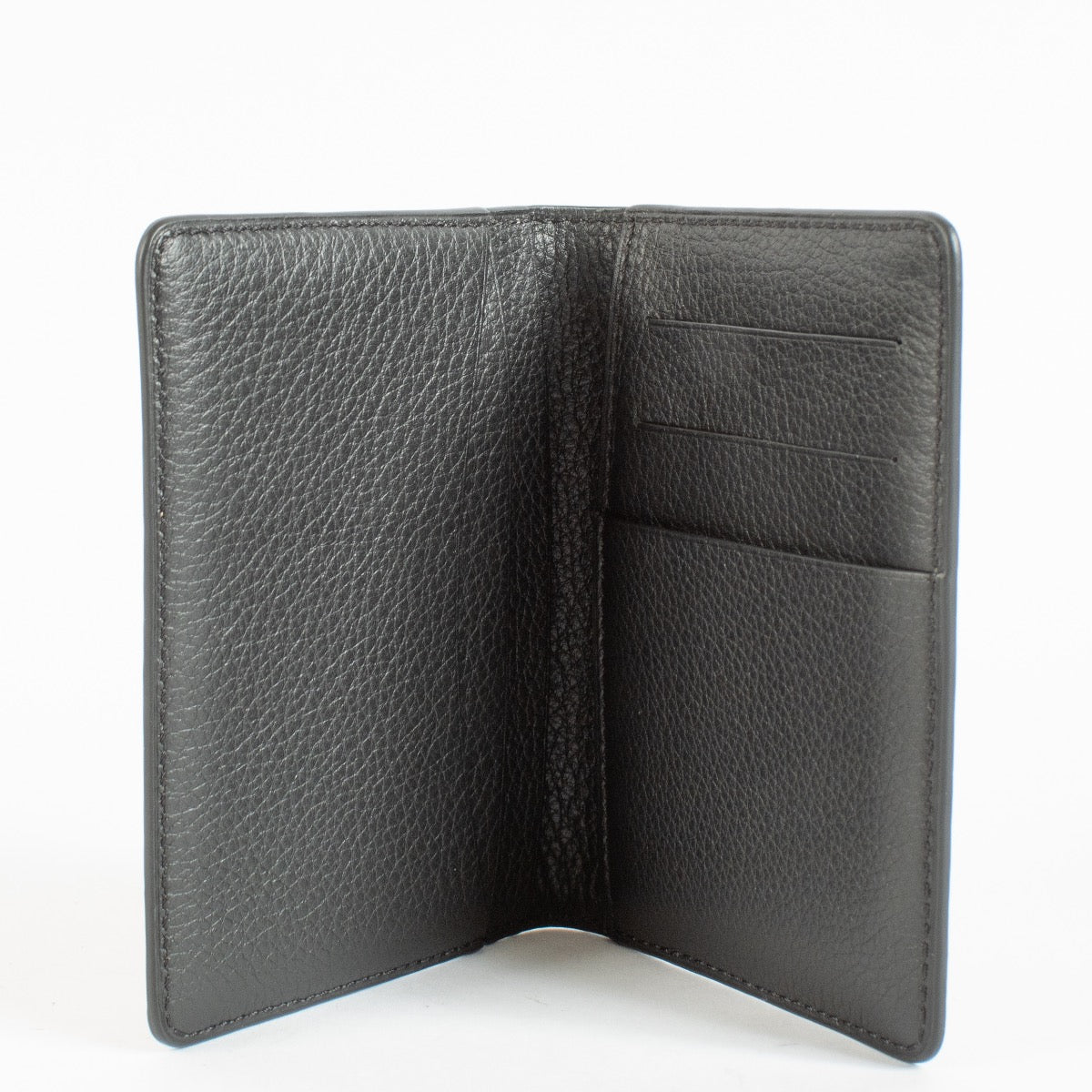 shop 100% authentic second hand Delvaux Bicolore Vegetal/Black Sellier Croisette Card Holder on Labellov.com