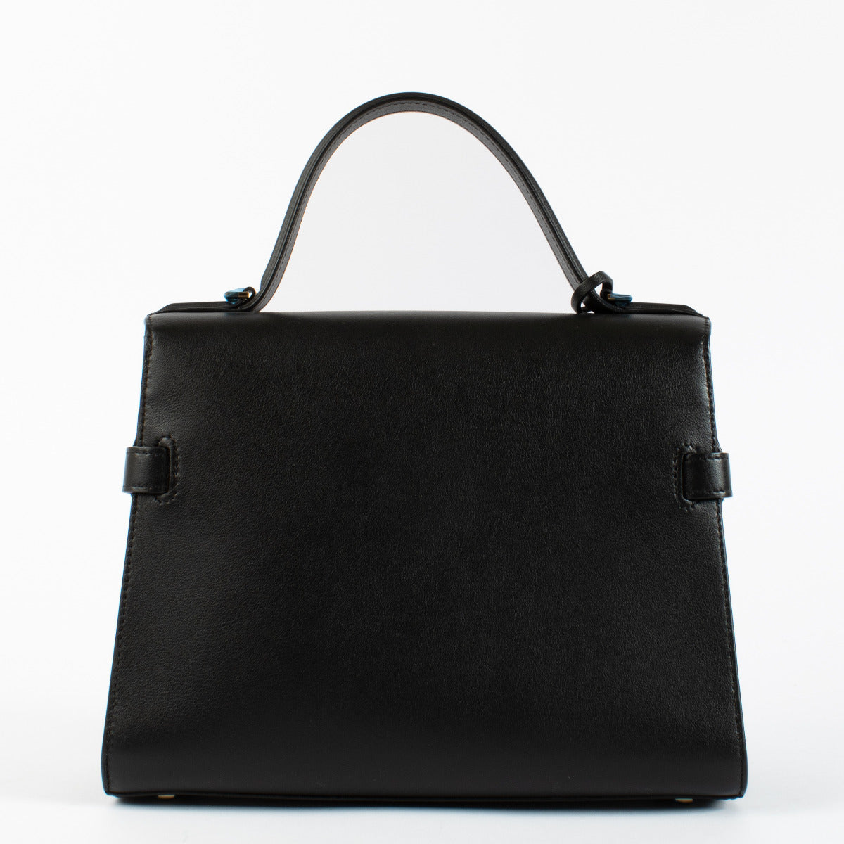 Delvaux Black Souple Calf Tempete MM Bag