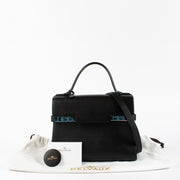 Delvaux Black Souple Calf Tempete MM