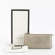 shop 100% authentic second hand Gucci Soho Gold GG Wristlet on Labellov.com