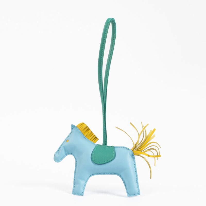 Hermès Bleu Atol Rodeo MM Charm