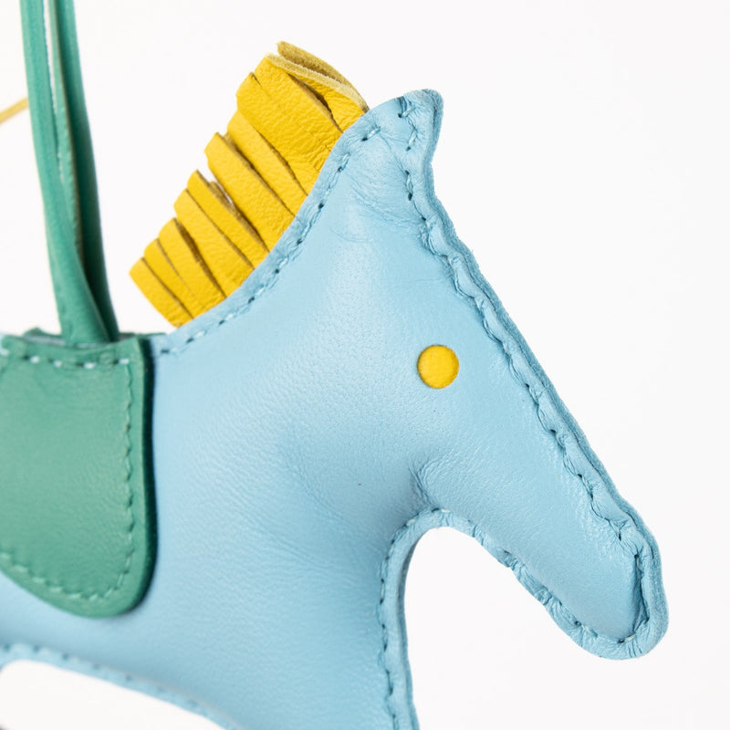 Charm Hermès Rodeo MM Bleu Atoll