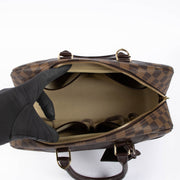 Authentic pre-loved Louis Vuitton Damier Ebene Bowling Vanity Top Handle Bag on Labellov.com
