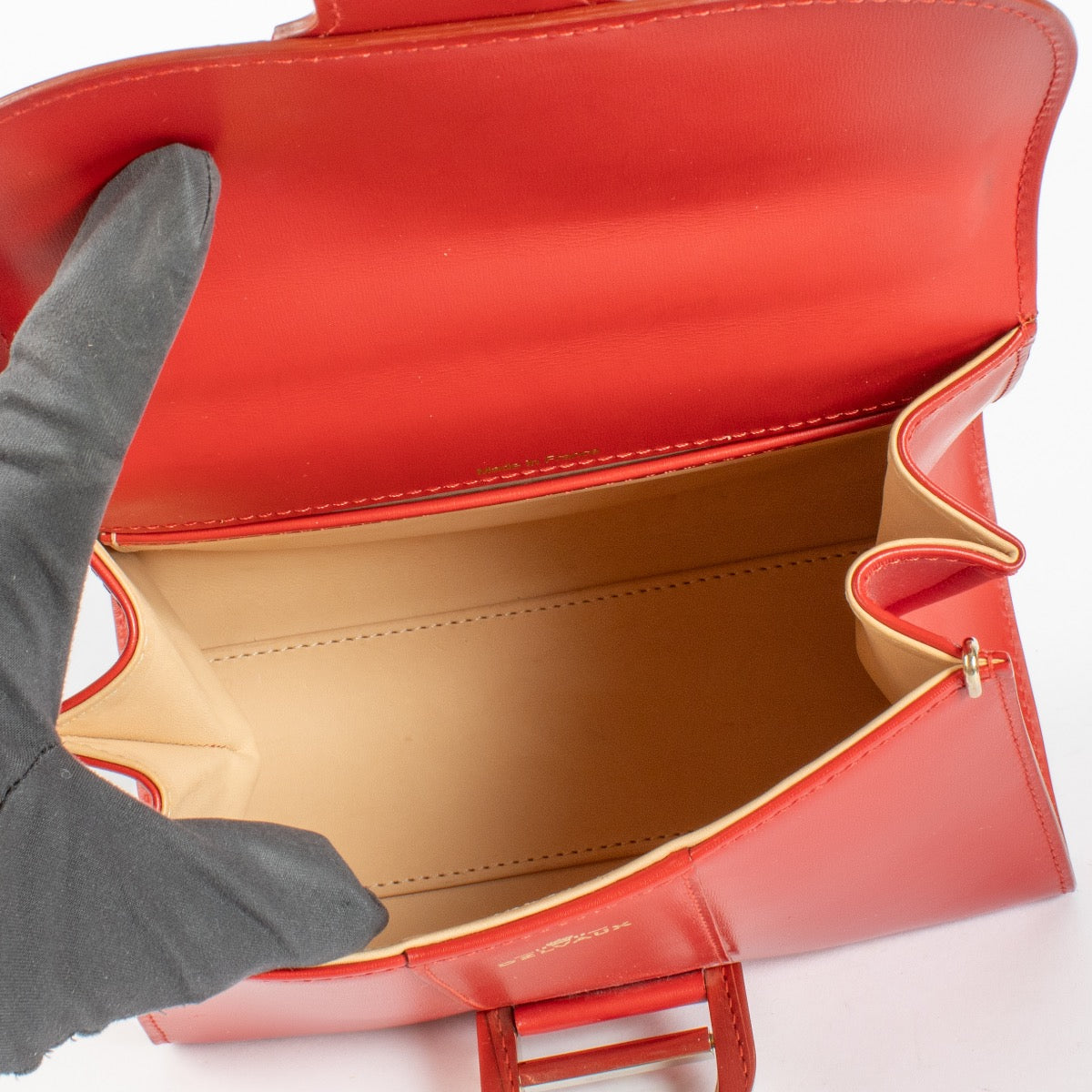 Authentic Delvaux Brillant Mini Lipstick Box in Box Calf leather at Labellov.com