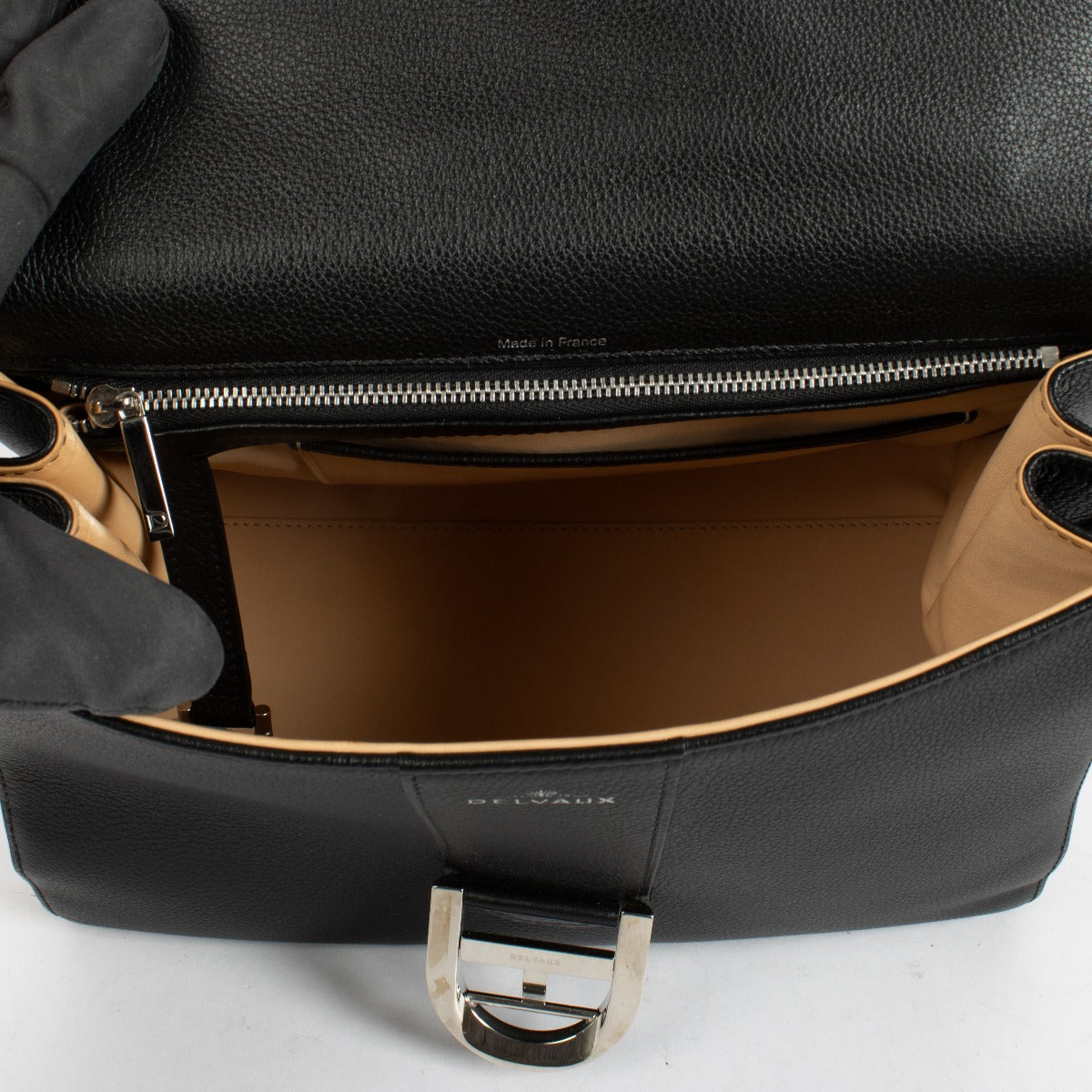Authentic preloved Delvaux Black Sellier Brillant MM on Labellov.com