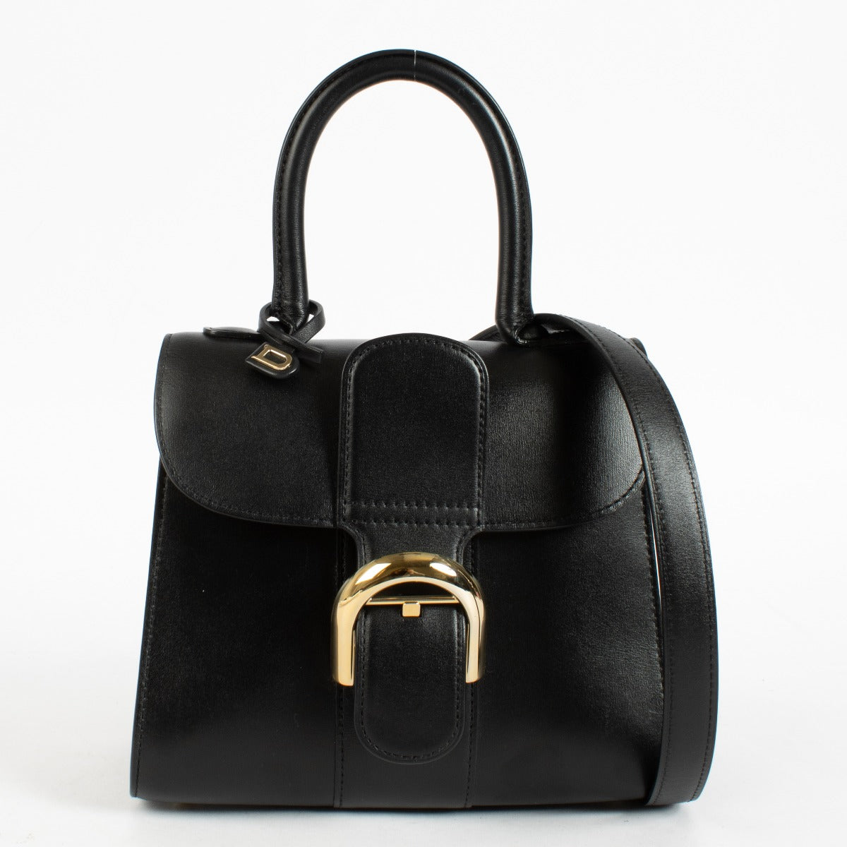 Authentic Delvaux Black Box Calf Brillant Mini Bag on Labellov.com