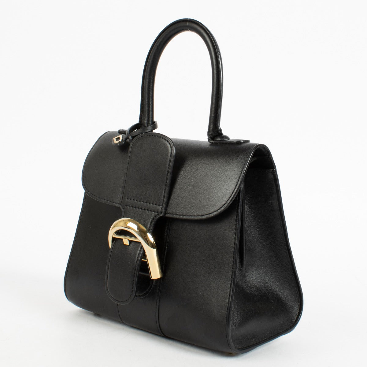 Authentic Delvaux Black Box Calf Brillant Mini Bag on Labellov.com