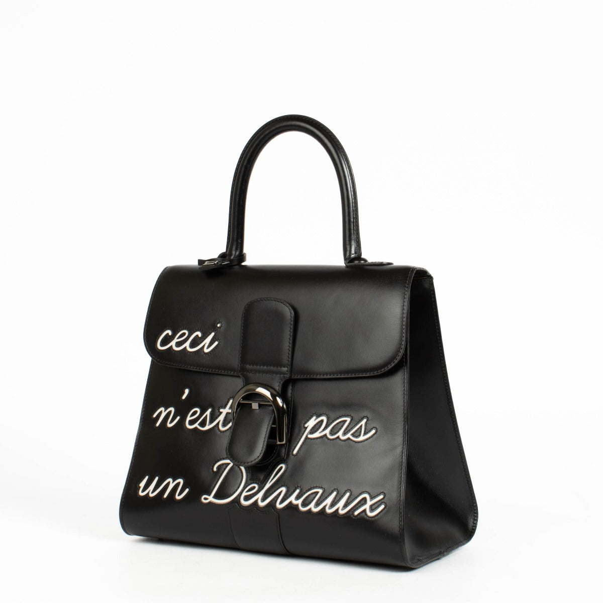 Authentic pre-loved Delvaux Black Box Calf L'Humour Brillant MM on Labellov.com