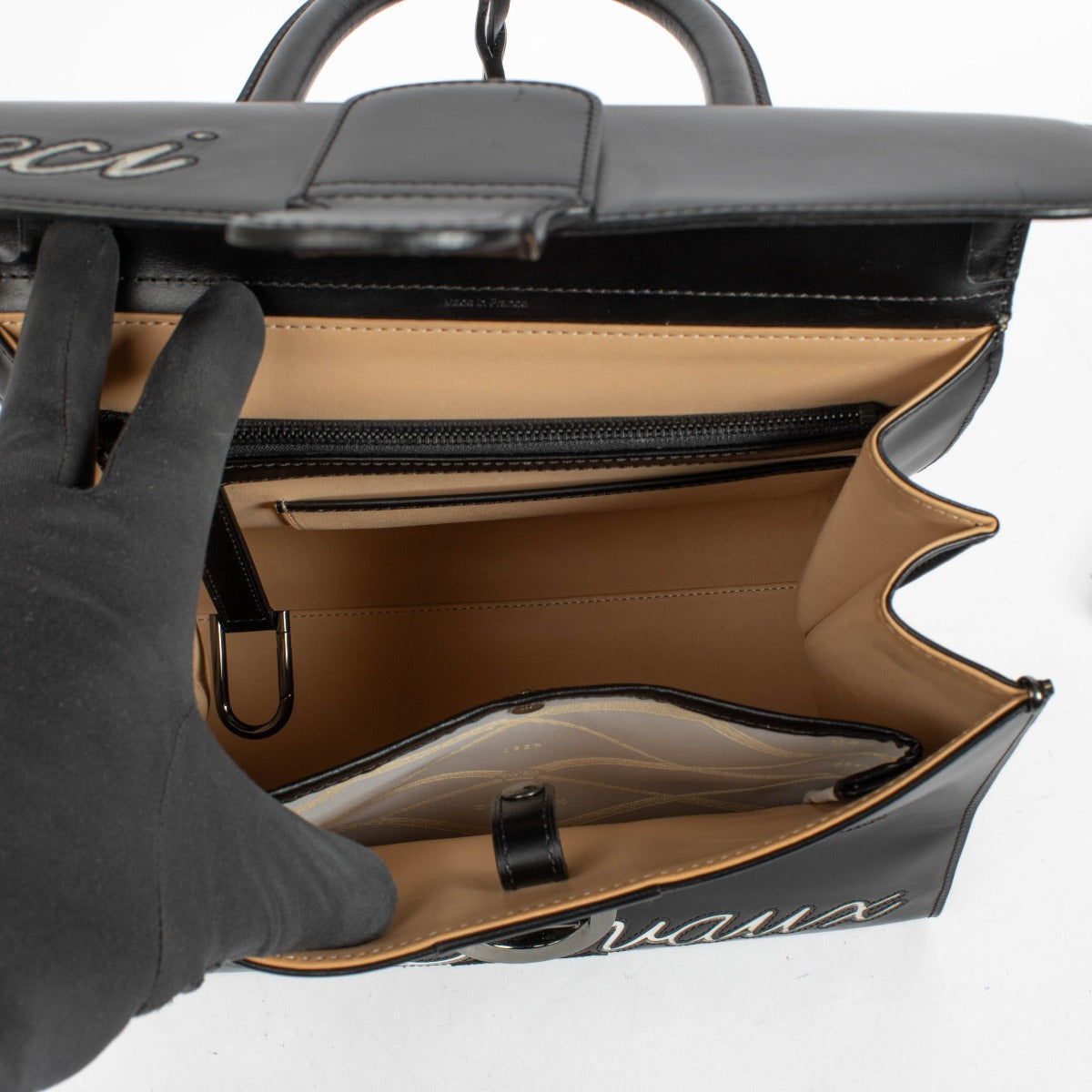 Authentic pre-loved Delvaux Black Box Calf L'Humour Brillant MM on Labellov.com