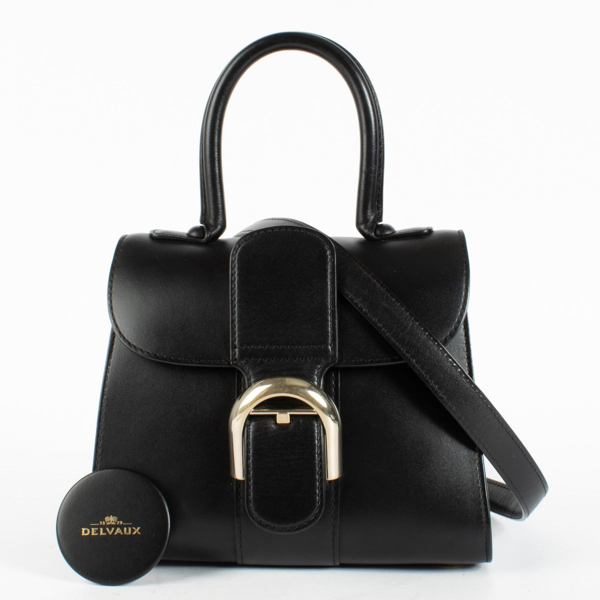 authentic preloved Delvaux Black Box Calf Brillant Mini on Labellov.com