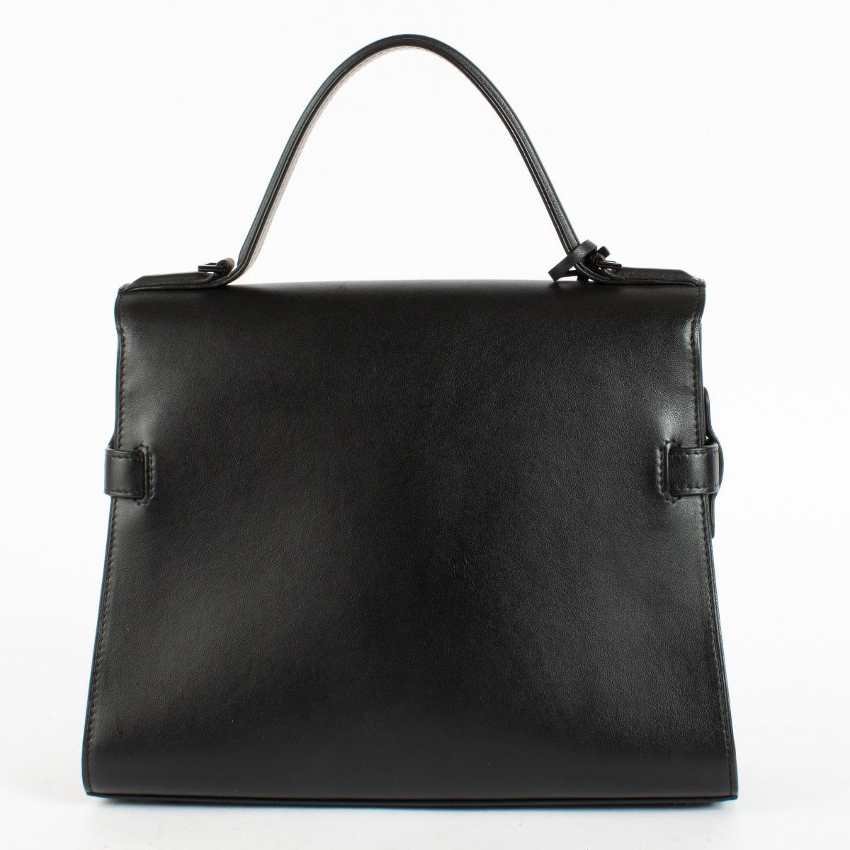 Authentic Second Hand Delvaux So Black Couple Calf Tempête MM Top Handle on Labellov.com