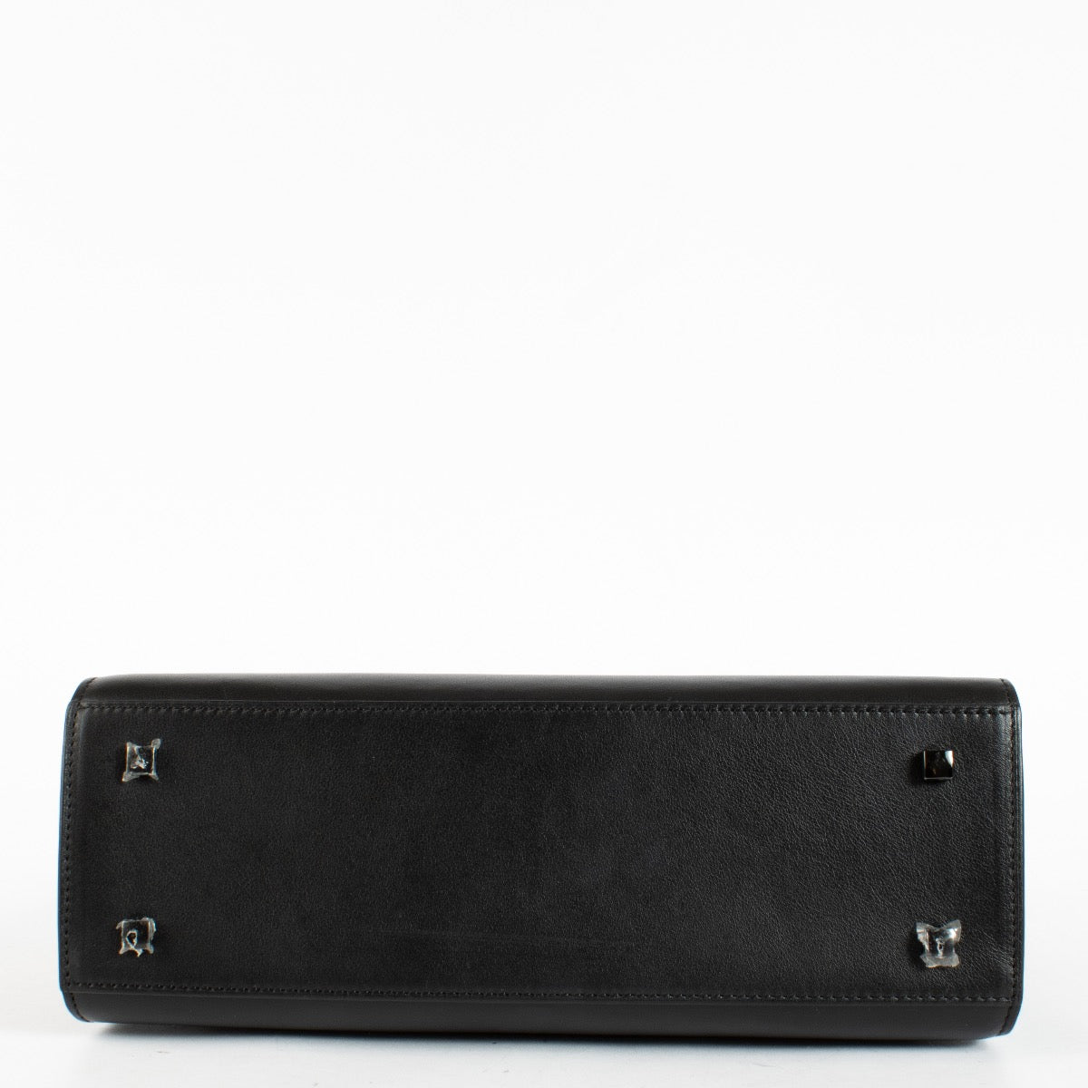 Authentic Second Hand Delvaux So Black Couple Calf Tempête MM Top Handle on Labellov.com