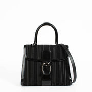 Authentic pre-loved Delvaux Black Toile De Cuir / Patent Brillant on Labellov.com