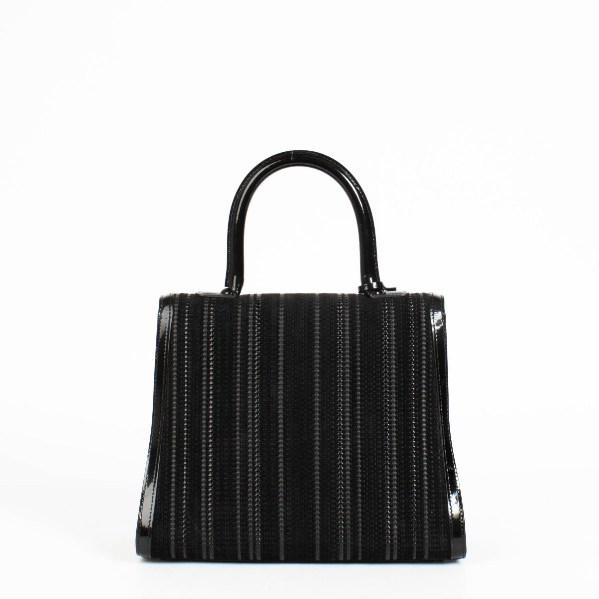 Authentic pre-loved Delvaux Black Toile De Cuir / Patent Brillant on Labellov.com