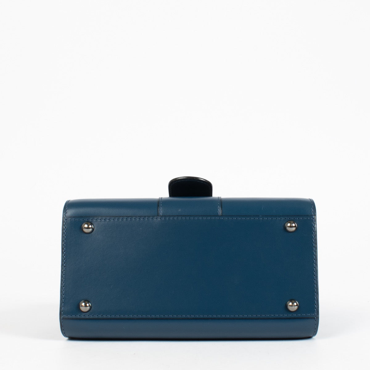 shop 100% authentic second hand Delvaux Bleu de Prusse Box Calf Brillant Mini on Labellov.com
