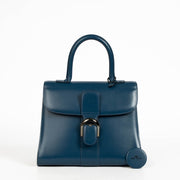 Authentic pre-loved Delvaux Bleu de Prusse Box Calf Brillant MM on Labellov.com
