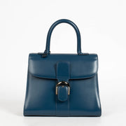 Authentic pre-loved Delvaux Bleu de Prusse Box Calf Brillant MM on Labellov.com