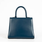 Authentic pre-loved Delvaux Bleu de Prusse Box Calf Brillant MM on Labellov.com