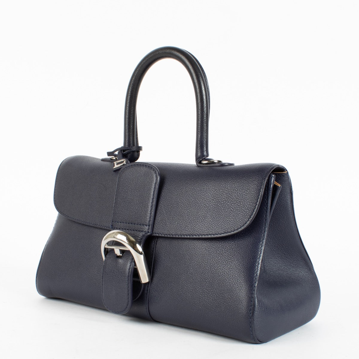 Authentic Second Hand Delvaux Blue Rodeo Calf Brillant East/West Mini on Labellov.com