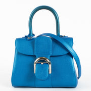 authentic preloved Delvaux Electric Blue Rodeo Calf Mini Brilliant on Labellov.com