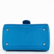 authentic preloved Delvaux Electric Blue Rodeo Calf Mini Brilliant on Labellov.com