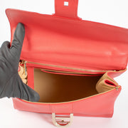 Authentic Delvaux Brillant MM in Rose Candy Rodeo Calf leather at Labellov.com.