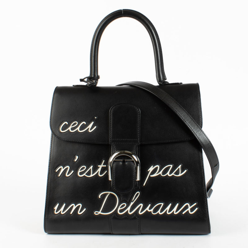 Authentic Second Hand Delvaux Black Brillant L’Humour MM on Labellov.com