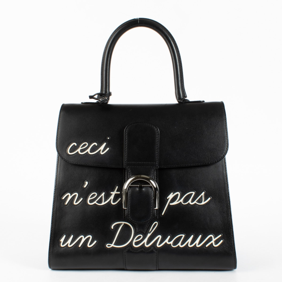 Authentic Second Hand Delvaux Black Brillant L’Humour MM on Labellov.com