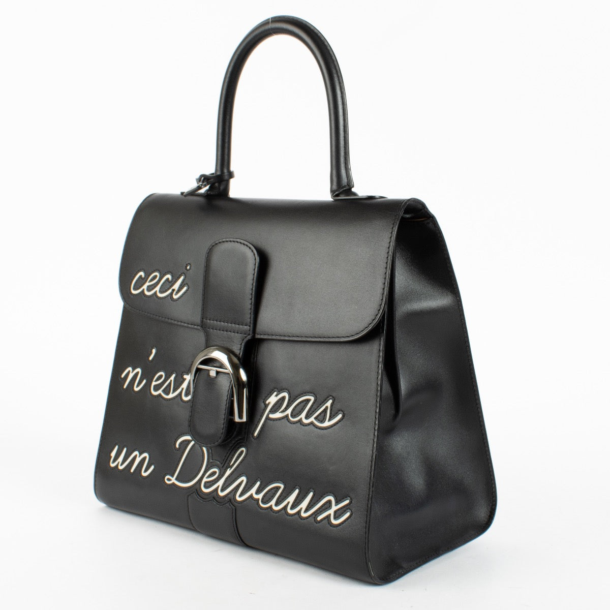 Authentic Second Hand Delvaux Black Brillant L’Humour MM on Labellov.com