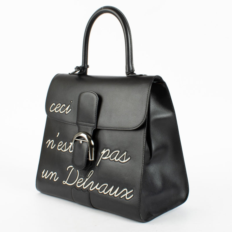 Authentic Second Hand Delvaux Black Brillant L’Humour MM on Labellov.com